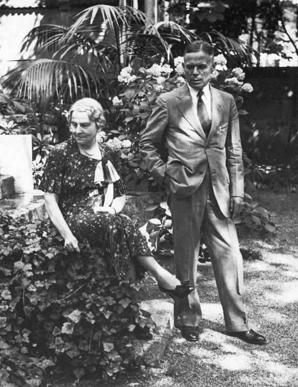 Photograph of William E. Dodd and his wife Martha, ca.1935