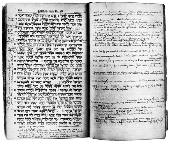 William R. Harper's copy of the Hebrew Bible
