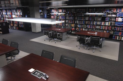 D'Angelo Law Book Stacks Center Tables