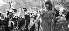 Rededication of Harper Library; the Parade, 1973 from Hundreds of photographs depicting UChicago student life in the 1970s added to online archive