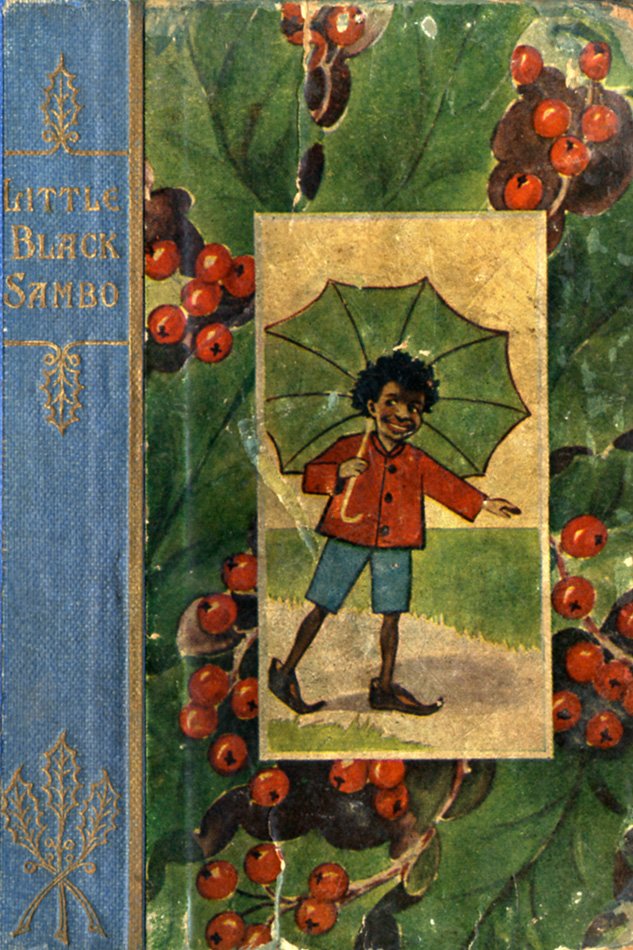 Illustrated cover for The Story of Little Black Sambo
