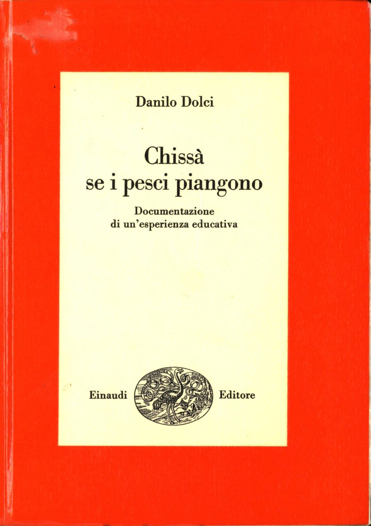 A book cover for "Chissà Se i Pesci Piangono"
