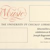 Music in the University of Chicago Library