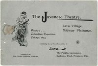 World's Columbian Exposition - Java Theater