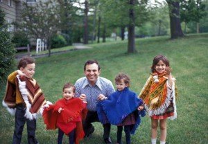 Dr. Gerald Wachs with his children