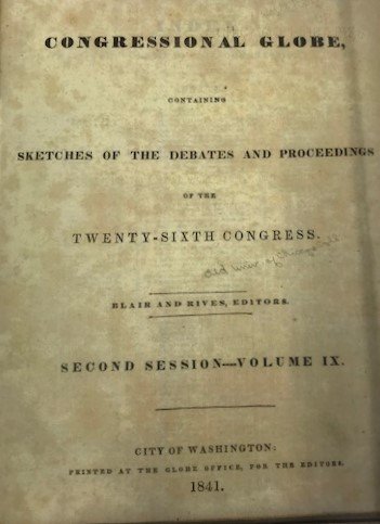 title page with Old University notation