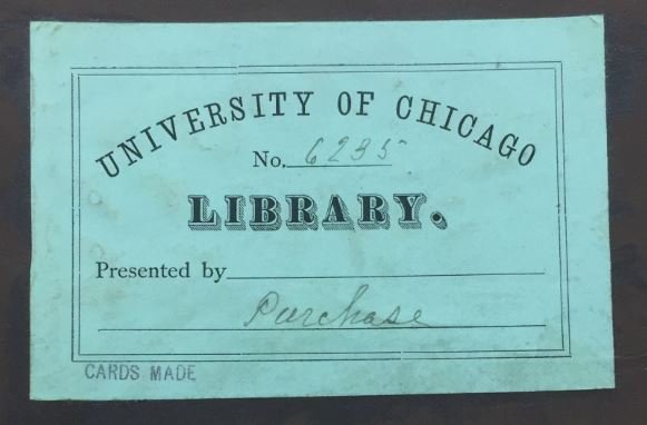 description of Reichelt donation