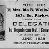 Ida B. Wells Campaign Card