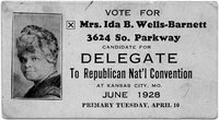 Ida B. Wells Campaign Card