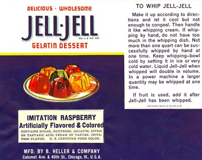 Jell-Jell label