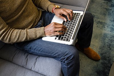 Man with laptop