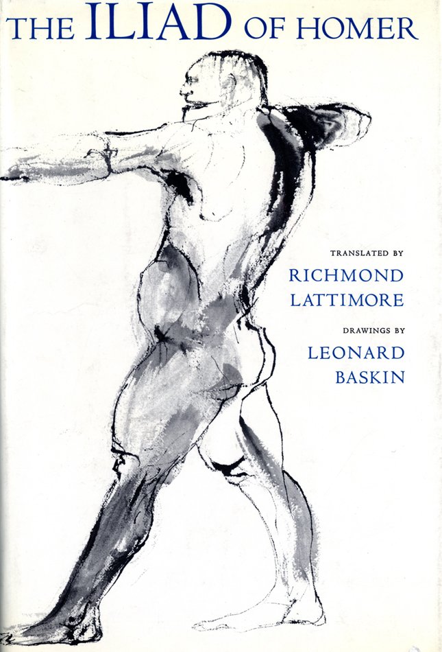 Cover of Lattimore's The Iliad of Homer