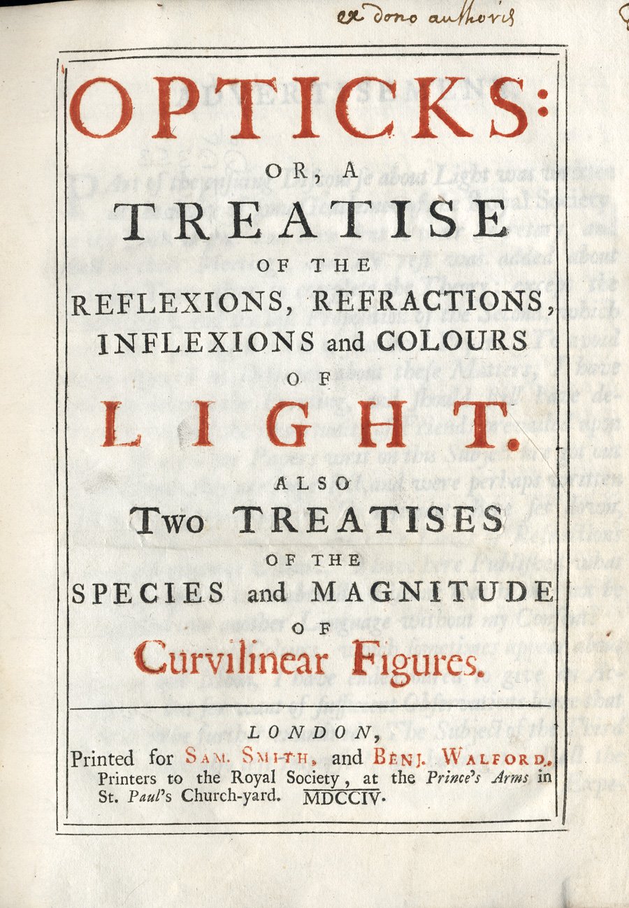 Newton's Optics