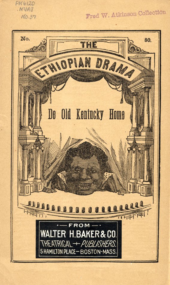 Cover of The Old Kentucky Home, a Darkey Sketch