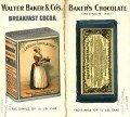 Walter Baker & Co's Breakfast Cocoa and Baker's Chocolate. Color Labels.